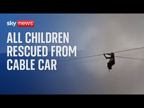 Pakistan: All children rescued from cable car dangling 274m above Pakistan canyon