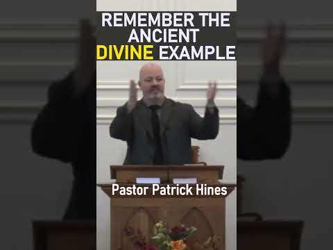 Remember the Ancient Divine Example - Pastor Patrick Hines Sermon #shorts #christianshorts #sabbath