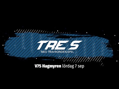 Speltips V75 Hagmyren - 7 september