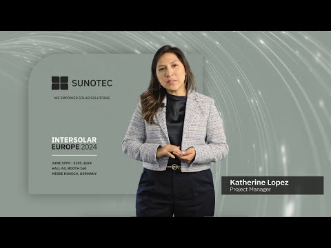 Visit us at Intersolar Europe 2024: Katherine Lopez