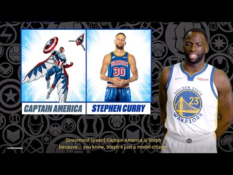 Casting Golden State Warriors Players as Marvel Characters video clip