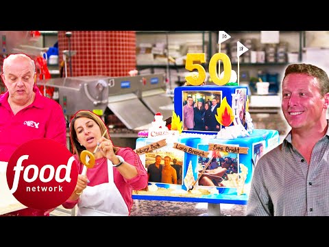 Grace Surprises Joe With An AWESOME 50th Birthday Cake | Cake Boss