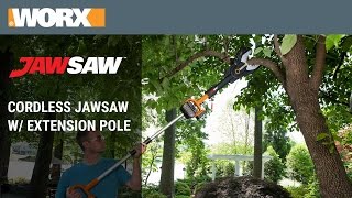 WORX 20V MaxLithium Cordless JawSaw w Extension Pole WG321