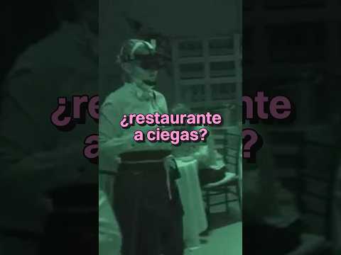 Un restaurante donde no vez lo que comes 👁️👄👁️ #podcast #restaurant #creativeideas #danslenoir