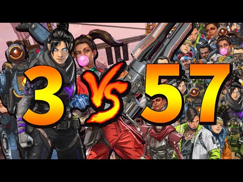 【3v57】1部隊vs全員！？カスタムサーバーで行われたヤバイ企画！【Apex Legends/日本語訳付き】