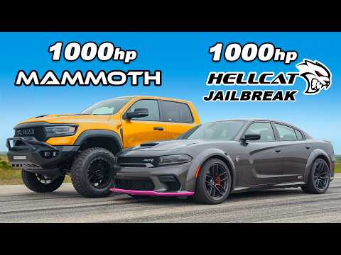 Hennessy Mammoth vs H1000: The Ultimate Drag Race Showdown