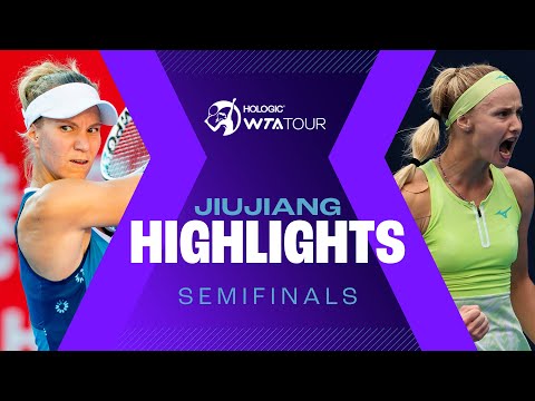 Golubic Takes On Bouzkova, Sramkova Faces Siegemund In Jiujiang Semifinals | WTA Match Highlights