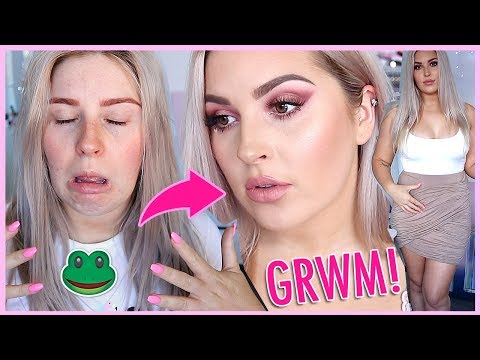 GRWM Face Mask, Makeup, Hair & Outfit! ?? HOW I GET SILKY SMOOTH HAIR!