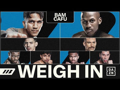 Jesse ‘Bam’ Rodriguez Vs Cafu & Pacheco Vs McCumby *Live* Weigh In