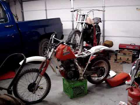 How to start a honda xr100r #3