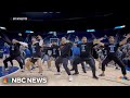Family and friends surprise BYU basketball player by performing Haka