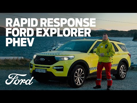 Ford Explorer Plug-In Hybrid Provides Rapid Response to Remote Emergencies