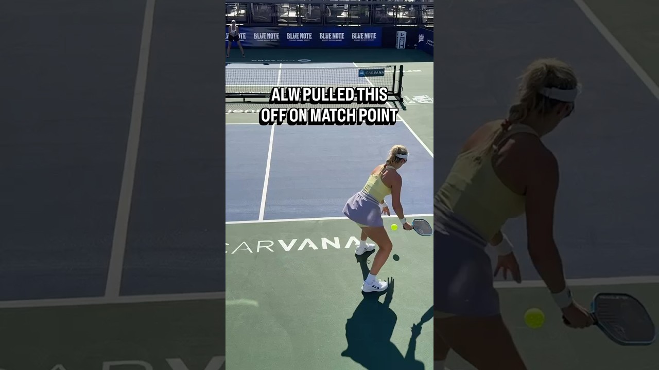 Womenโs Singles - @Anna.Leigh.Waters #pickleball INSANE ANGLE ๐ฎโ๐จ๐