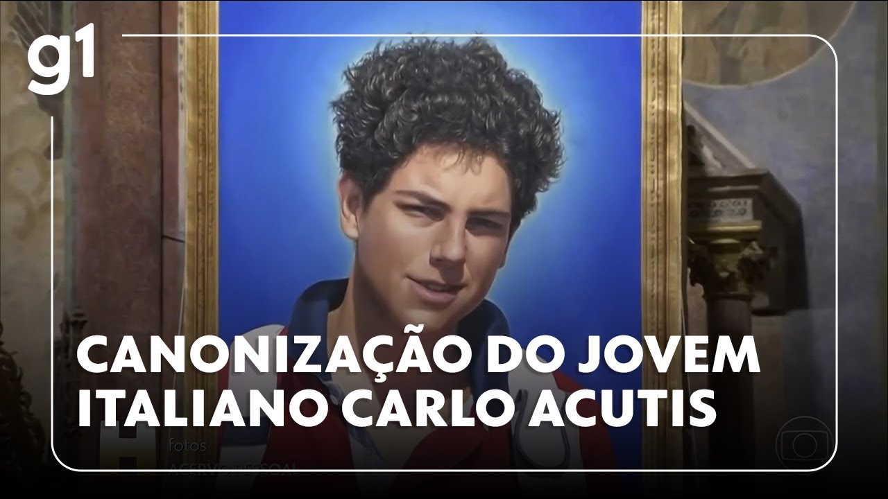 Jornal Hoje canonização de Carlo Acutis será neste domingo 07 no Vaticano