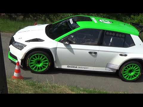 Test D.Střítecký - J.Hovorka , tovární Škoda Fabia R5 rally 2 evo, 28.6.2021