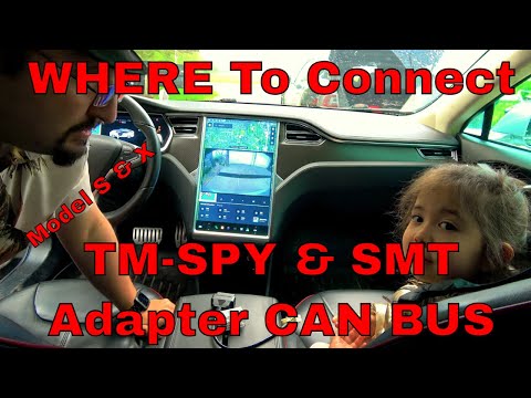 ScanMyTesla & TM-SPY for Tesla WHERE TO CONNECT  CAN BUS