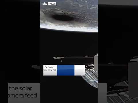Total eclipse seen from space