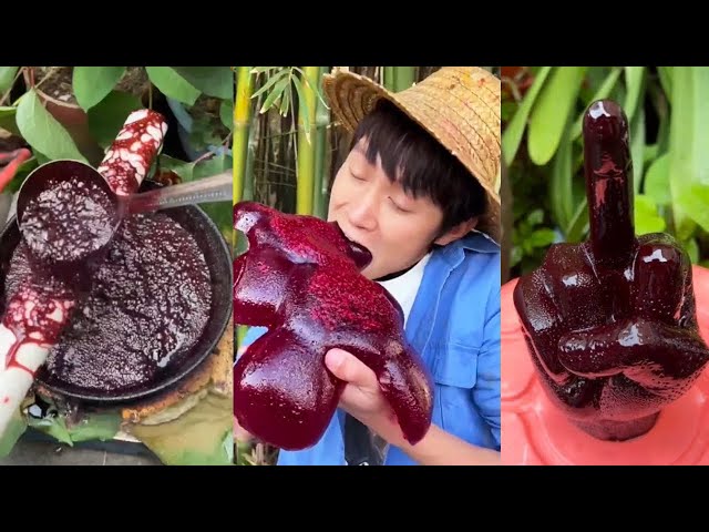 Can banana trees also be eaten?| Chinese Mountain Forest Life And Food #MoTiktok #Fyp