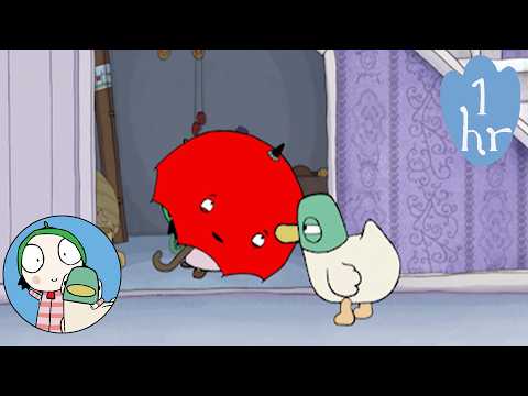 Sarah & Duck Play Hide and Seek | Sarah & Duck Marathon | Cartoons for Kids