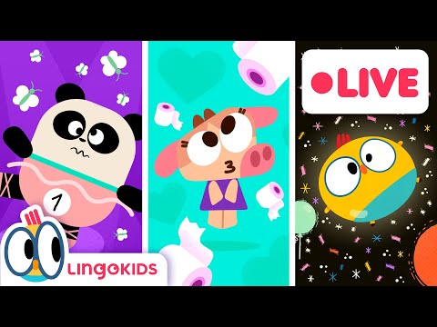 🔴  BEST CARTOONS FOR KIDS | Have Fun with the Lingokids Friends 🙌