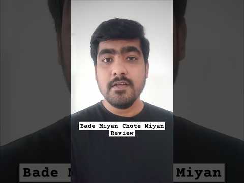 Bade Miyan Chote Miyan Review | 1st reaction | BMCM Review #review #movie #bollywood #akshaykumar