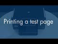 Printing a Test Page - HP Photosmart Premium e-All-in-One Printer (C310a) | HP Printers | HP