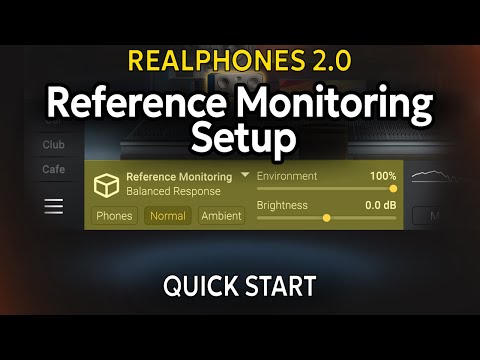 Video instruction Realphones 2.0 Quick Start Part 2: Reference Monitoring Setup