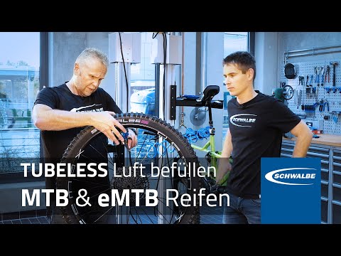 Das richtige Befüllen von MTB & eMTB Reifen bei der Tubeless Montage