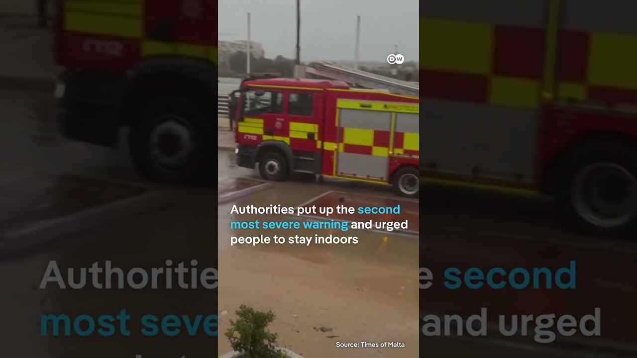 Malta battered by Storm Harry | DW News