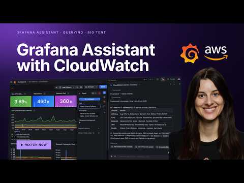 How to use Grafana Assistant with the AWS CloudWatch data source