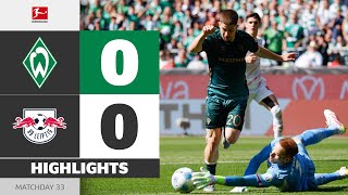 WERDER BREMEN — RB LEIPZIG | Highlights | Matchday 33 – Bundesliga 2024/25