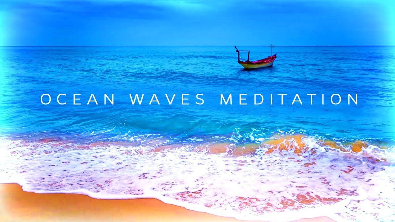 6 Hours | Ocean Meditation Music: Calming & Soothing Ocean Waves Scene and Sounds | Tropical Beach