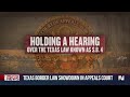 Appeals court hears arguments on controversial Texas immigration law  - 02:27 min - News - Video
