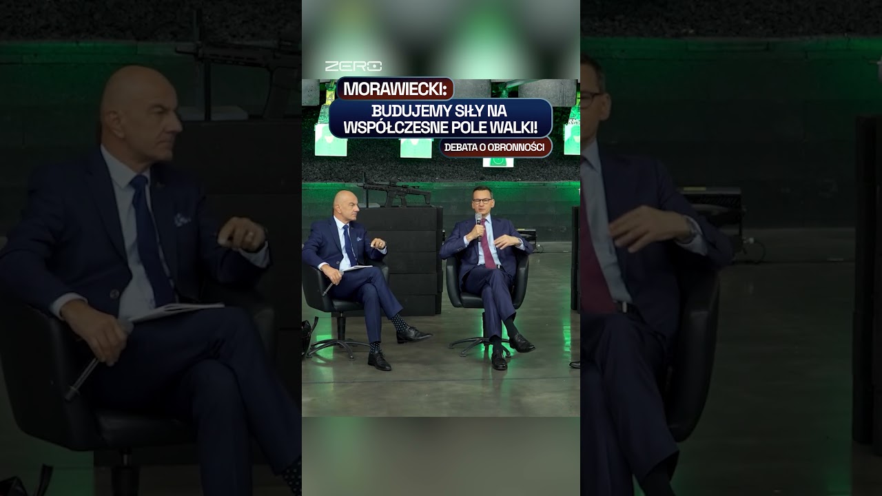 MORAWIECKI O PRZYGOTOWANIACH DO WOJNY