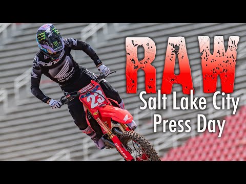 Salt Lake City Supercross Press Day Raw