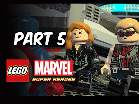 lego marvel black widow and hawkeye level