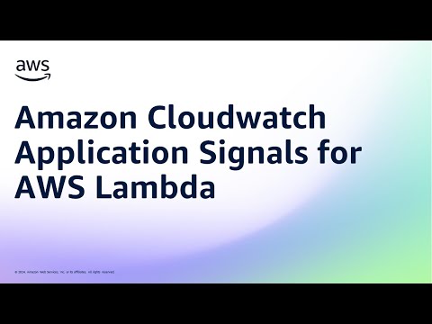 Amazon Cloudwatch Application Signals for AWS Lambda | Amazon Web Services