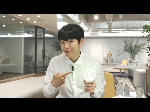 EXO LIGHT STICK V.2 & WYTH APP INSTRUCTION VIDEO BY EXO BAEKHYUN (백현)