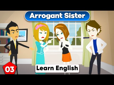 Arrogant Sister Part 03 | Animated stories | English Story | English Conversation | Parvi English