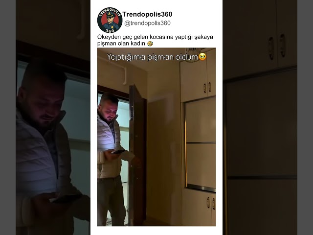 Eve Geç Gelen Kocaya Eşek Şakası