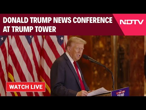 Trump Live | Trump News Conference At Trump Tower Live | Trump Speech Live | US Election 2024