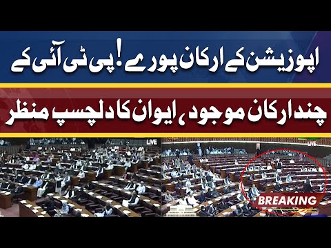 Govt Benches Ma PTI MNAs ki Kam Tadaad | Interesting Manazir