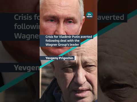 Crisis for Vladimir Putin averted following deal with the Wagner Group’s leader #itvnews #putin
