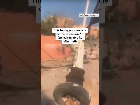 Footage shows US strikes and the aftermath