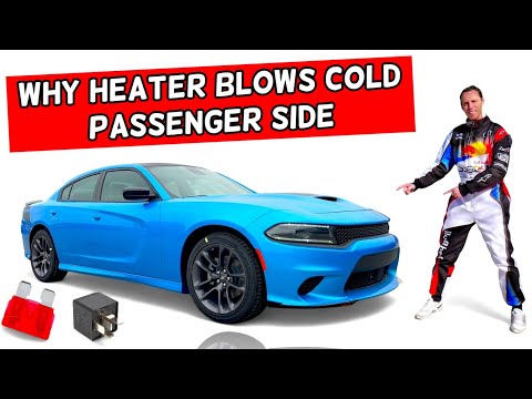 WHY HEATER BLOWS COLD COOL PASSENGER SIDE DASH AIR VENT, HOT DRIVER SIDE DODGE CHARGER