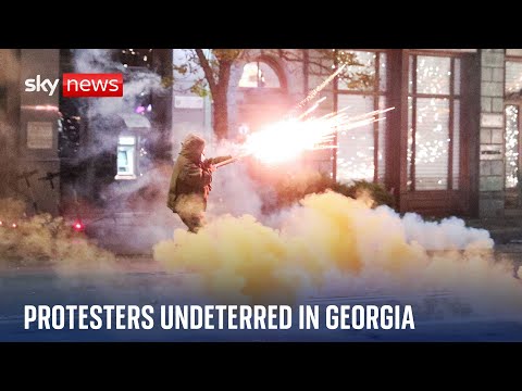 'We need new life': Protesters undeterred in battle on streets for Georgia's future