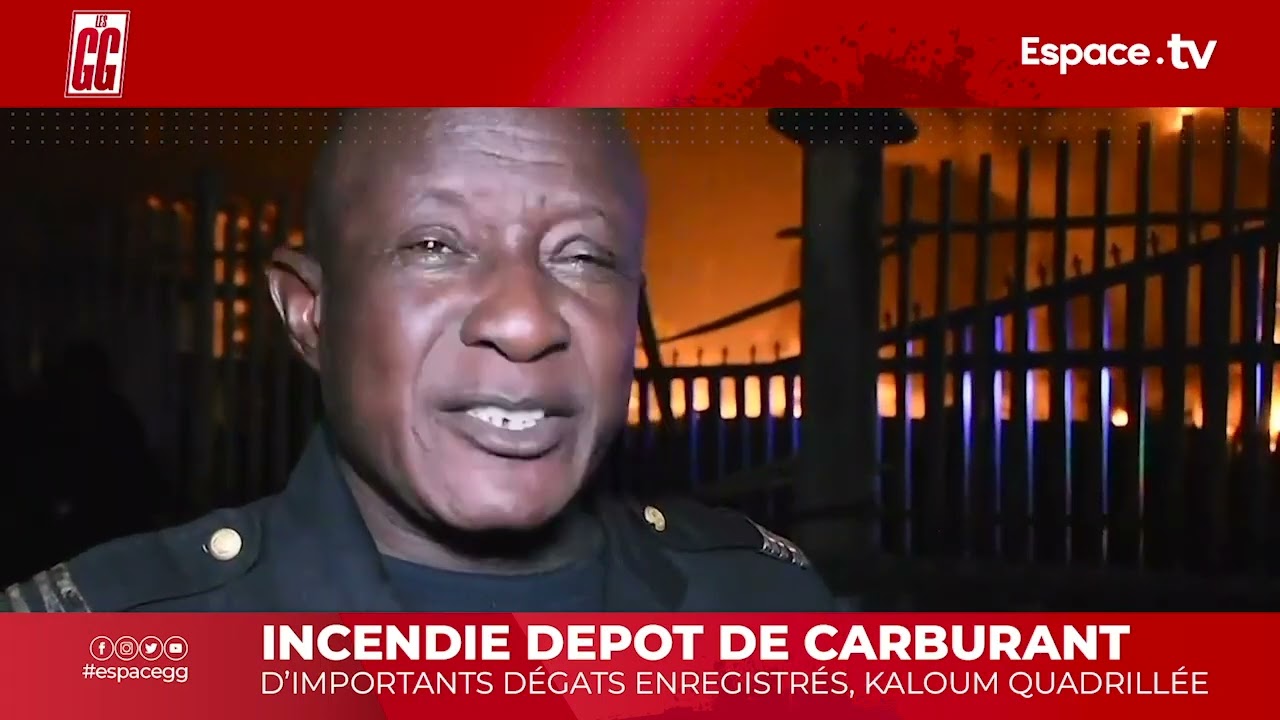 INCENDIE DEPOT DE CARBURANT : D’IMPORTANTS DÉGATS ENREGISTRÉS, KALOUM QUADRILLÉE