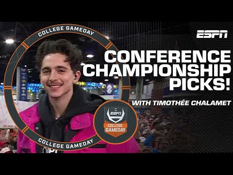 CONFERENCE CHAMPIONSHIP PICKS 🏆 With Timothée Chalamet As The Guest ...