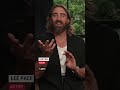 Lee Pace shares why he’s not worried about AI potentially taking jobs away. #shorts