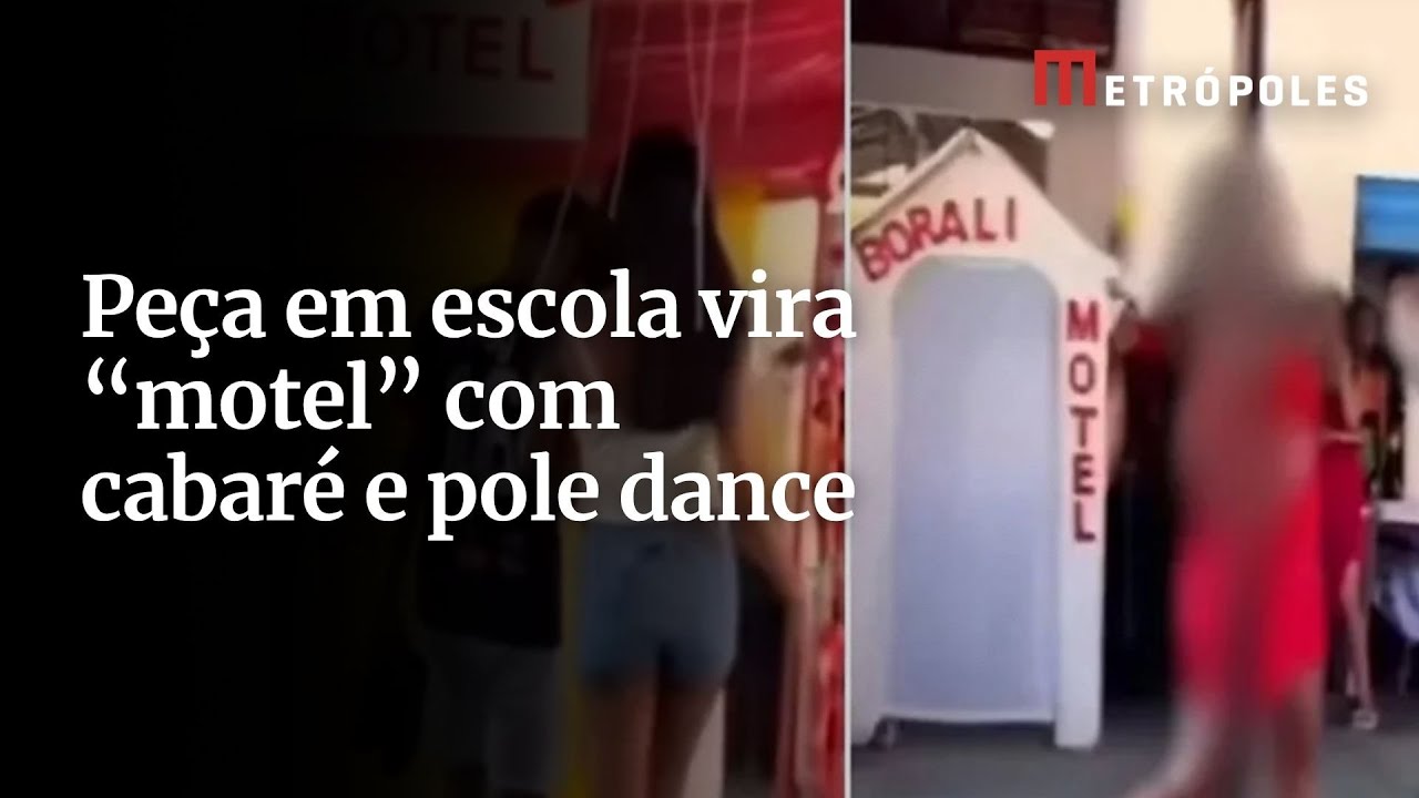 Motel em escola teve teatro de briga em cabaré e pole dance